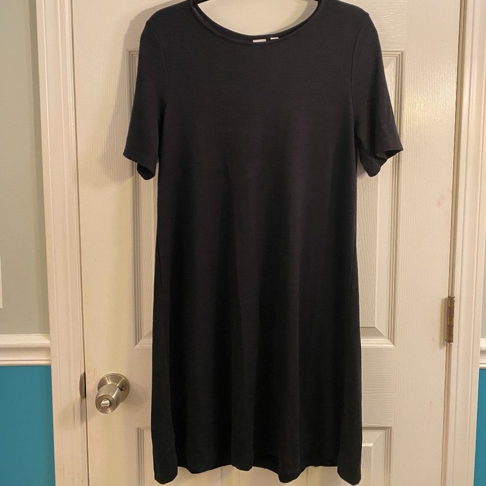 Black t-shirt dress